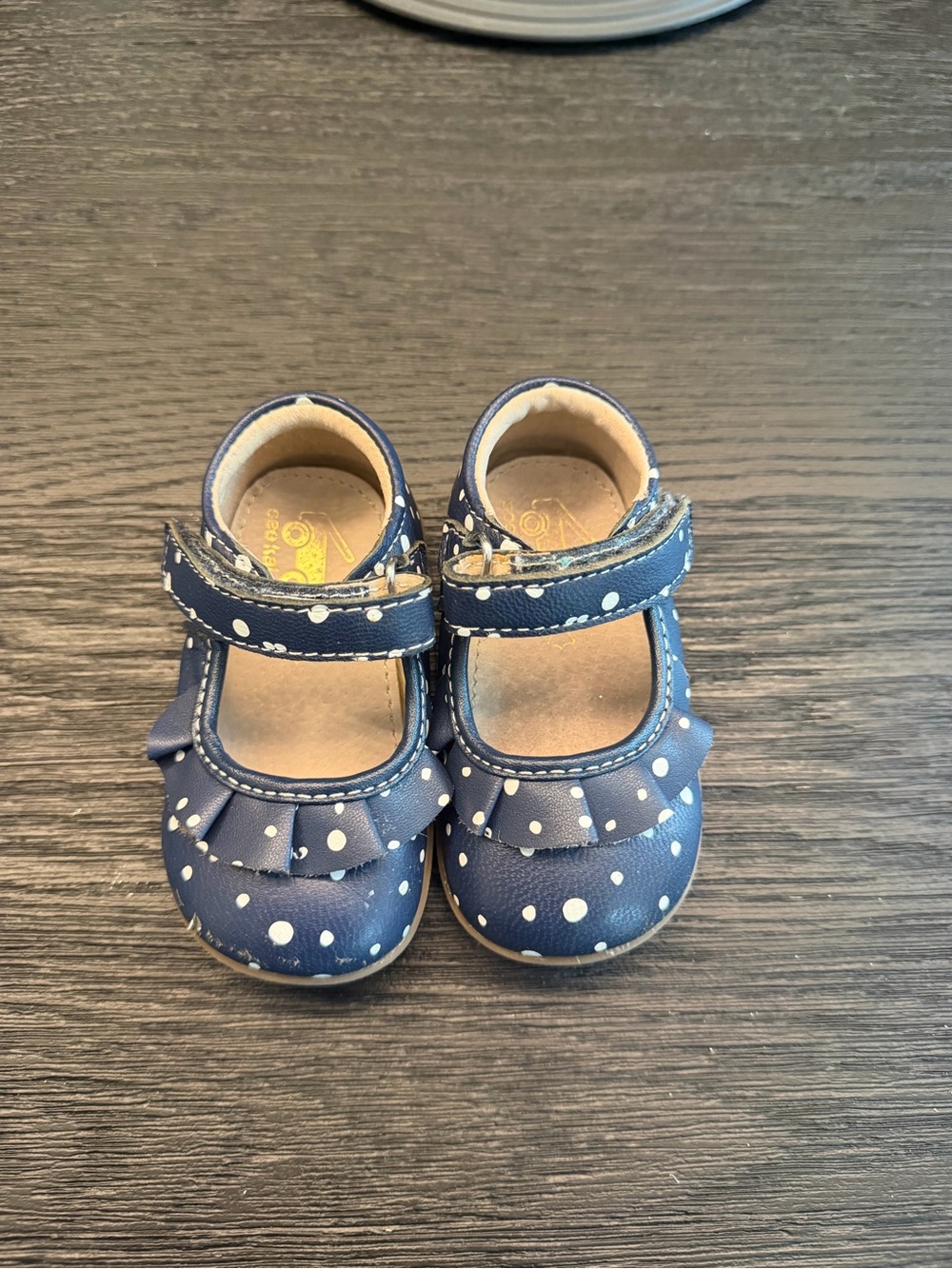 See Kai Run Navy Polka Dot Mary Janes